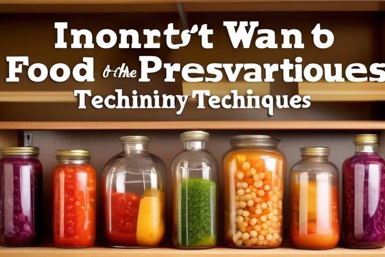 The Chemistry of Food Preservation Techniques