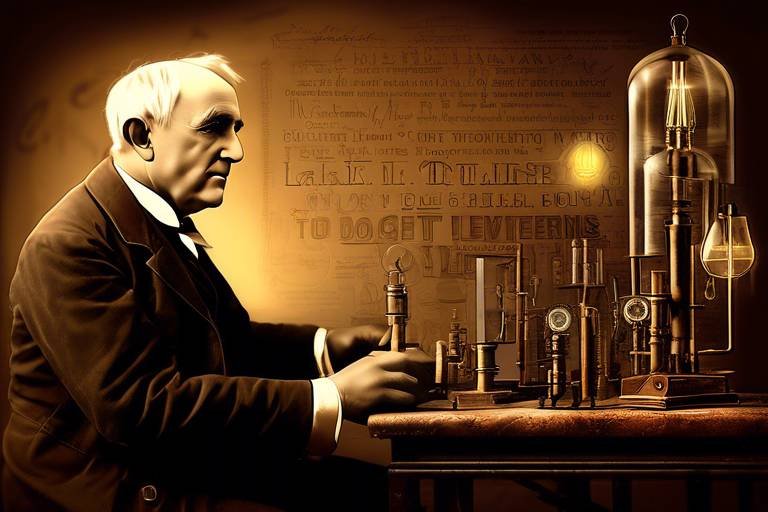 The Work of Thomas Edison and His Inventions