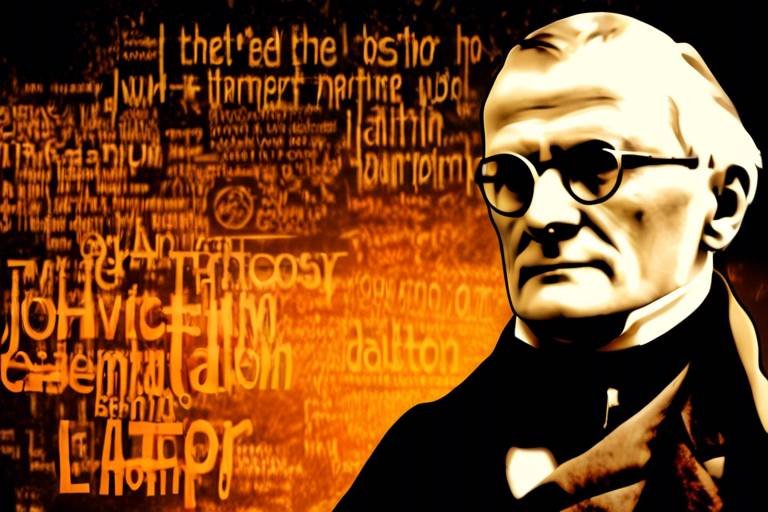 The Work of John Dalton and Atomic Theory
